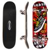 ChromeWheels 31 inch Skateboard Double Kick Skate Board Cruiser Longboard 8 Layer Maple Deck Skateboards for Kids and Beginners view 1