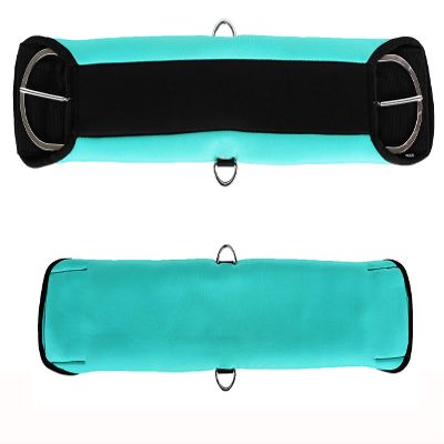 22" Horse Soft Padded Neoprene Turquoise Western Riding Saddle Cinch 9719-22