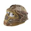 Helmet with Protective Goggle and Mesh Face Mask for Airsoft Paintball Games-(NO) view 2
