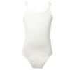 YOOJIA Kids Girls Camisole Dance Leotard Double Straps Gymnastics Ballet Dance Leotard Jumpsuits Bodysuit Dancewear White 7-8 view 1