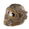 Helmet with Protective Goggle and Mesh Face Mask for Airsoft Paintball Games-MA view 2