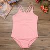 YOOJIA Kids Girls Camisole Dance Leotard Double Straps Gymnastics Ballet Dance Leotard Jumpsuits Bodysuit Dancewear Pink 10-12 view 4