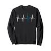 Pro Second Ammendment 2A Gun Lover AR15 Heartbeat Sweatshirt view 1