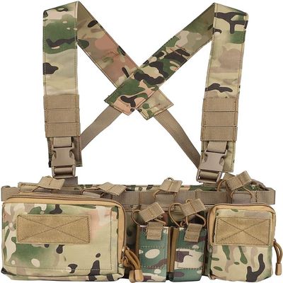 OAREA Tactical Chest Vest Rig Assault 500D Tactical Vest with Multi-pockets