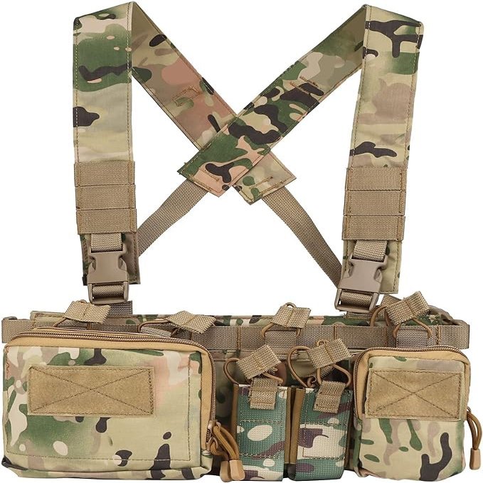 OAREA Tactical Chest Vest Rig Assault 500D Tactical Vest with Multi-pockets