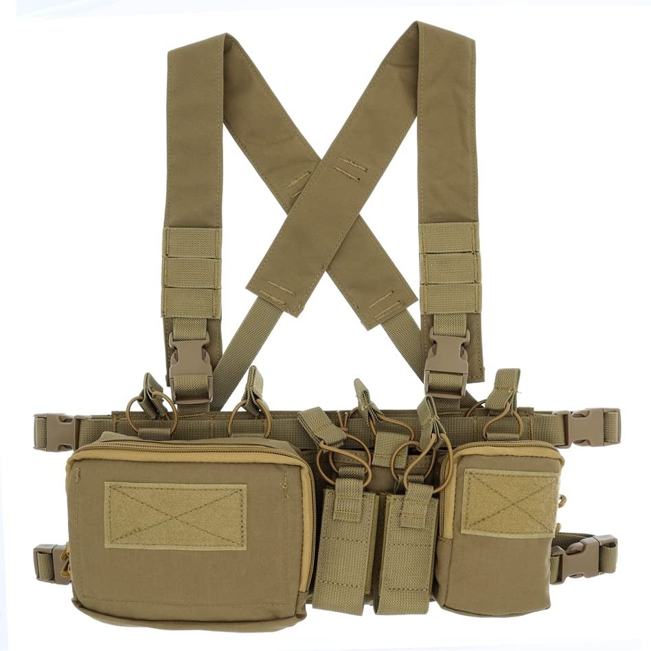 OAREA Tactical Chest Vest Rig Assault 500D Tactical Vest with Multi-pockets