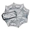 Dilwe Fishing Net, Fishing Landing Net Portable Folding Cage Trap Casting for Crab Shrimp Crawfish 8 Holes 6 Holes(8 Holes) view 2