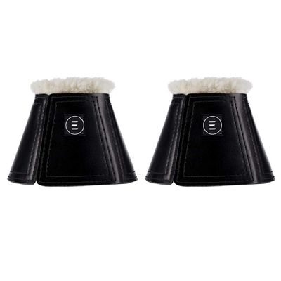 EquiFit Essential Sheeps Wool BellBoot, Black, Medium