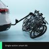 Ride KAC S4 Hitch Mounted 4-Bike Suspension Rack, Quick Release Handle, Double Folding, Smart Tilting Design, RV Use Prohibited, 2" Hitch view 3