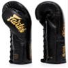 Fairtex Glory Kickboxing Gloves - Limited Edition (Black BGLG1 - Laceup, 14 oz) view 4