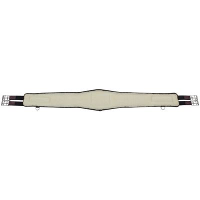 EquiFit, Schooling Girth W/Sheeps Wool Liner, Brown, 52