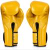 Fairtex Muay Thai Boxing Gloves for Men, Women, Kids | MMA Gloves, Kickboxing, Gym, Workout | Premium Quality, Light Weight & Shock Absorbent 18 oz Boxing Gloves- BGV18 Gold view 2