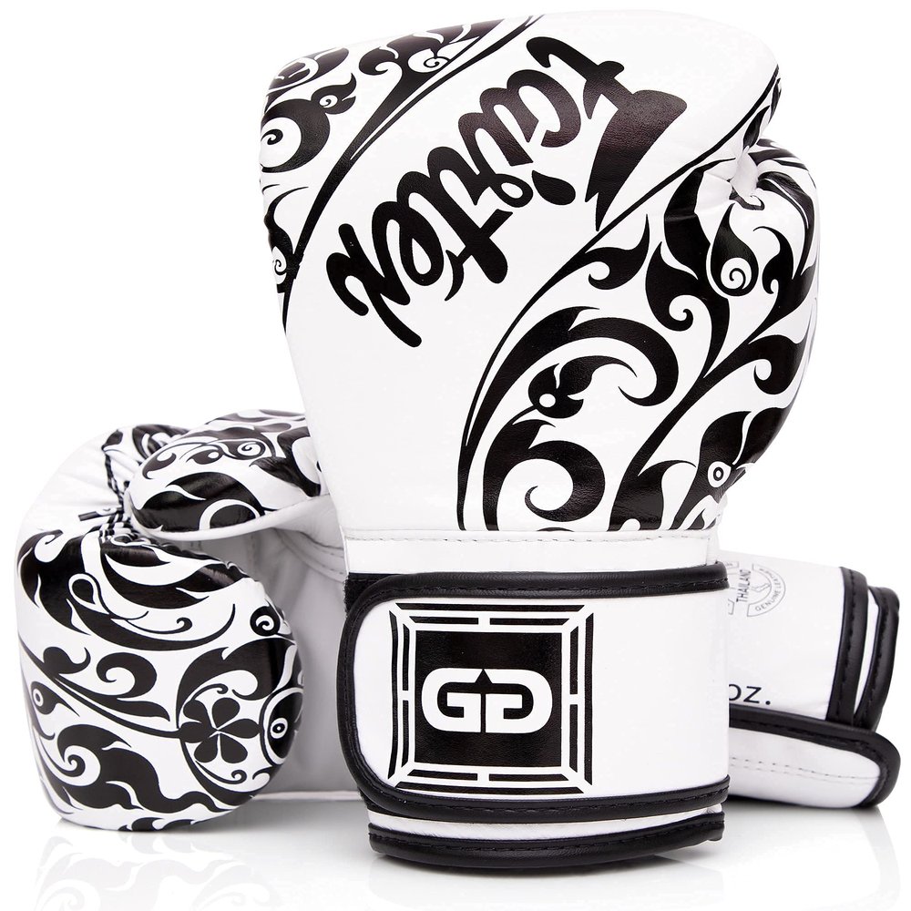 Fairtex Glory Kickboxing Gloves - Limited Edition (White - BGVG2, 16 oz)