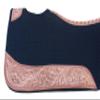 CHALLENGER Horse Saddle PAD Western Contoured Wool Felt Moisture Wicking Saddle Pad Black 39177BK view 4