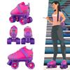 Crazy Skates Rocket Roller Skates - Quad Skates for Men and Women - Pink/Purple (Size: Mens 5 / Womens 6) view 4