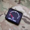 BritKitUSA GIVE A F**K Empty Fuel Gauge Morale Patch Zero F**ks DEVGRU Seal Team 6 Cag UKSF view 2