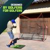 GoSports 7 ft x 7 ft Golf Practice Hitting Net - Personal Driving Range for Indoor or Outdoor Swing Practice view 2