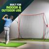 GoSports 7 ft x 7 ft Golf Practice Hitting Net - Personal Driving Range for Indoor or Outdoor Swing Practice view 3