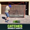 GoSports 7 ft x 7 ft Golf Practice Hitting Net - Personal Driving Range for Indoor or Outdoor Swing Practice view 4