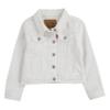 Levi's Girl's Denim Trucker Jacket, White, XL view 1