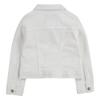 Levi's Girl's Denim Trucker Jacket, White, XL view 2