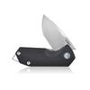 KUBEY Campe KU203 Folding Pocket Knife Compact Everyday Carry with 2.4" Tanto Balde and G10 Handle with Flipper Open for Camping Hunting and Outdoor (Black) view 3