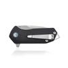 KUBEY Campe KU203 Folding Pocket Knife Compact Everyday Carry with 2.4" Tanto Balde and G10 Handle with Flipper Open for Camping Hunting and Outdoor (Black) view 4