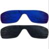 2 Pair Polarized Lens Replacement for Oakley Dart Black&Midnight Blue view 1