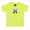 Hurley Little Boy's Rash Guard Shirt Swimwear, Volt Icon, 4 view 1