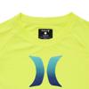 Hurley Little Boy's Rash Guard Shirt Swimwear, Volt Icon, 4 view 3