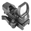 NcStar, Red & Green Reflex Sight with 4 Reticles and QR Mount, Black view 1