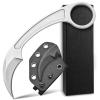 Ccanku C1102 Fixed Blade Knife, D2 Blade Stainless Steel Handle Claw Knife with K Sheath for Outdoor EDC Hunting Survival (Silver) view 1