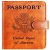 Passport Holder Cover Wallet RFID Blocking Leather Card Case Travel Accessories for Women Men (Claybank) view 1