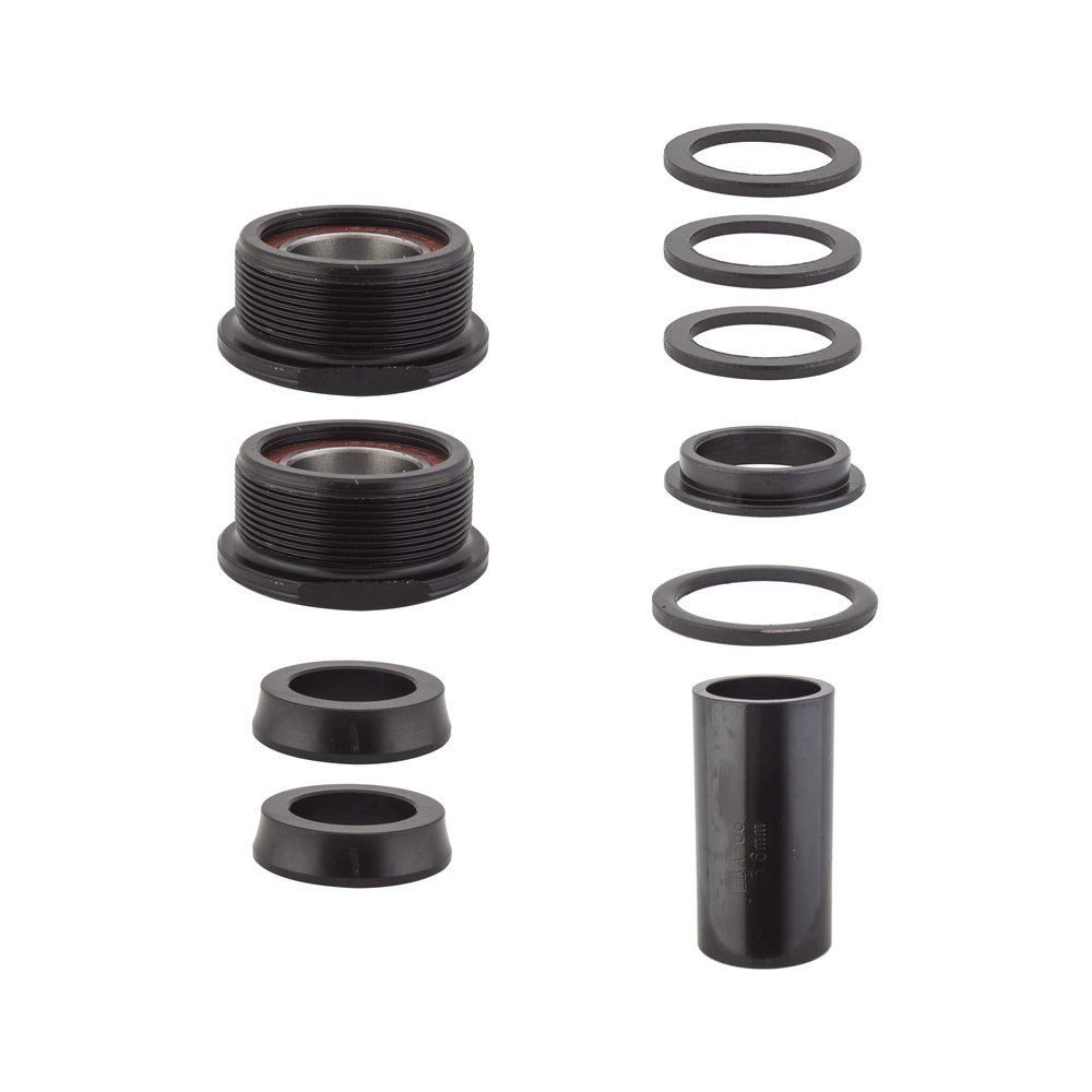 Black Ops 19mm Euro MX Bottom Bracket w/Bearings, Black
