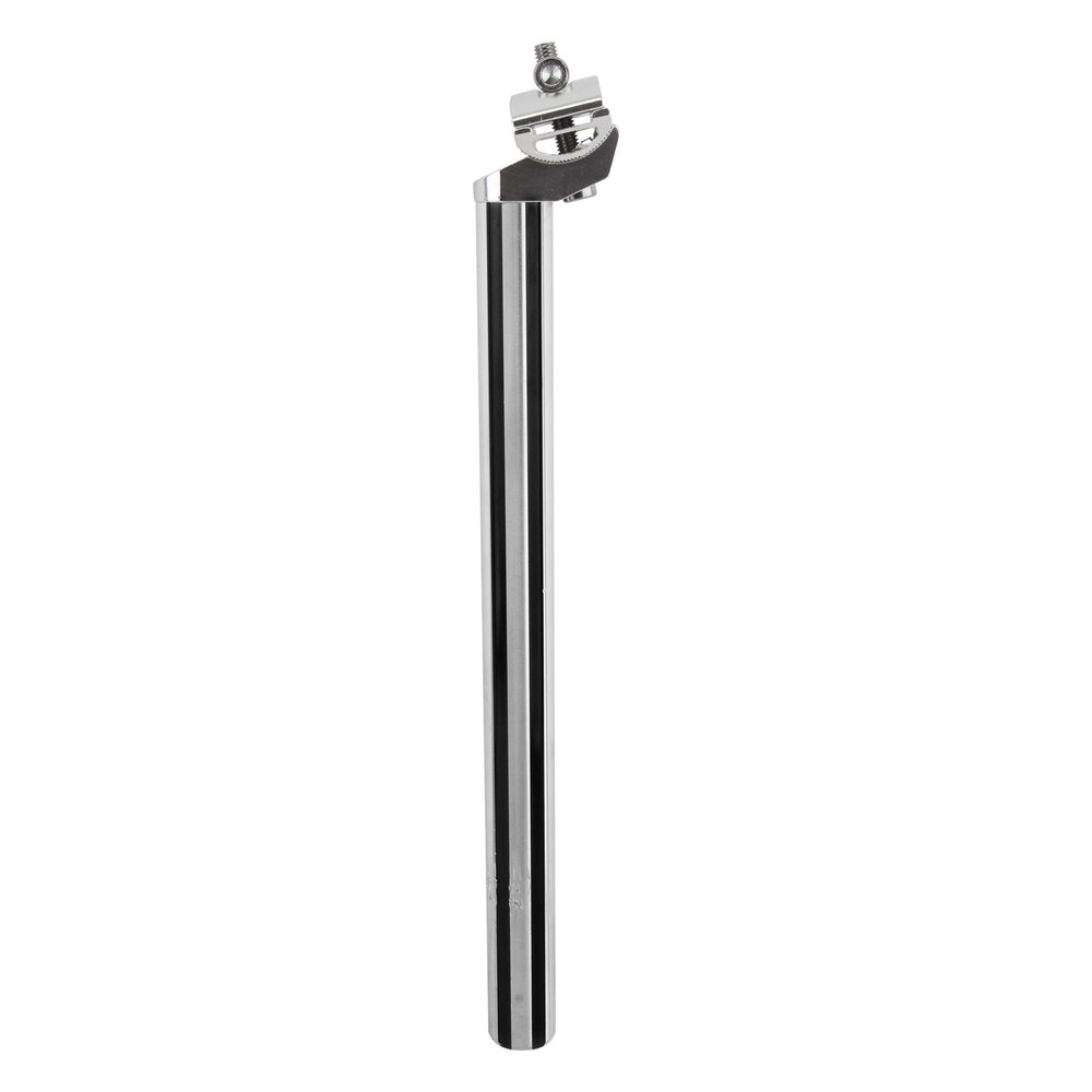 Black Ops Fluted Seatpost, 25.4 x 350mm w/Clamp, Silver