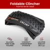 Fincci Pair 26x2.25 Bike Tire - Mountain Bike Tires 26 Inch, 57-559 - Black Foldable Kevlar Encamp 26 Inch Bike Tires for Trail, Enduro, XC, Off Road Bikes - 26" Accessories view 4