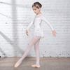 116241004 Kids Ballet Lace leotards Cute Dance Leotards (L 140CM, White) view 4