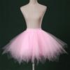 ChicWind Womens Pink Puffy Tutu Layered Tulle Petticoat Skirt view 3