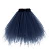 ChicWind Womens Navy Puffy Tutu Layered Tulle Petticoat Skirt view 1