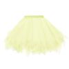 ChicWind Womens Light Yellow Puffy Tutu Layered Tulle Petticoat Skirt view 4