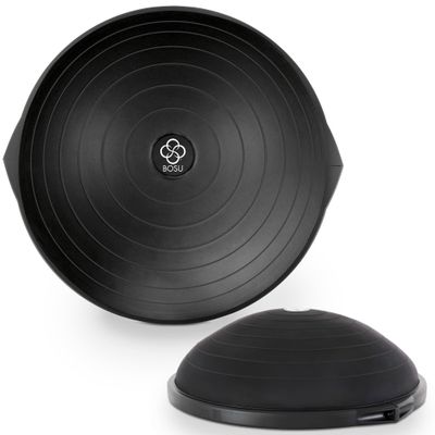 BOSU 26 Inch Pro Balance Trainer, Half Ball Multifunctional Workout Equipment  Commercial-Grade Home Gym Stability Dome for Exercise and Training with Guided Workouts and Hand Pump
