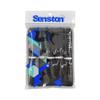 Senston New Rackets Grip Anti Slip Perforated Super Absorbent Tennis Overgrip Badminton Overgrip Pickleball Overgrip 5 Pack Black view 2