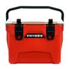 Fatboy 10QT Rotomolded Cooler Chest Ice Box Hard Lunch Box (Red White) view 1