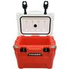 Fatboy 10QT Rotomolded Cooler Chest Ice Box Hard Lunch Box (Red White) view 2