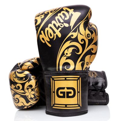 Fairtex Glory Kickboxing Gloves - Limited Edition (Black BGLG2, 12 oz)