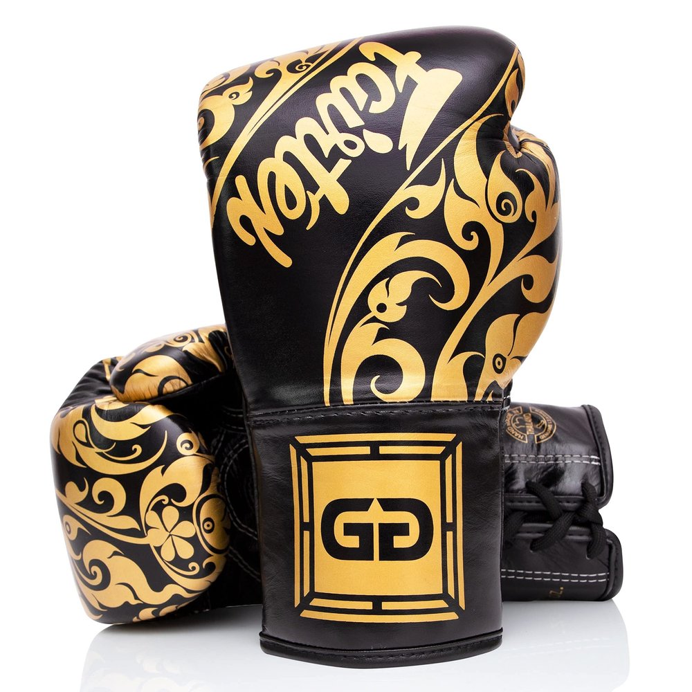 Fairtex Glory Kickboxing Gloves - Limited Edition (Black BGLG2, 12 oz)