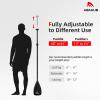 Abahub SUP Paddles - 3 Piece Adjustable Stand up Paddle - Lightweight Oar for Paddleboard, Adjustable Aluminum Alloy PU Coated Shaft 68" - 84", Black Plastic Nylon Blade view 4