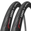 Fincci Conna Pair 700x23c Tires Road Bike 23-622 Foldable Bike Tire 60TPI with 1mm Antipuncture Protection for Cycling Racing Touring - Pack of 2 Bicycle Tires 700 x 23c view 1