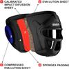 TMA Headguard for Boxing, MMA Training - Head Guard with Removable Face Grill, Cheeks, Ear, Mouth Protection-Headgear for Muay Thai, Grappling, Kickboxing, Karate, Taekwondo, Martial Arts (Black, S/M) view 4