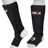 DEFY Shin Instep Foam Padded Shin Guard Protector Shin Support MMA Foot Protection Kickboxing (Black, Large) view 1